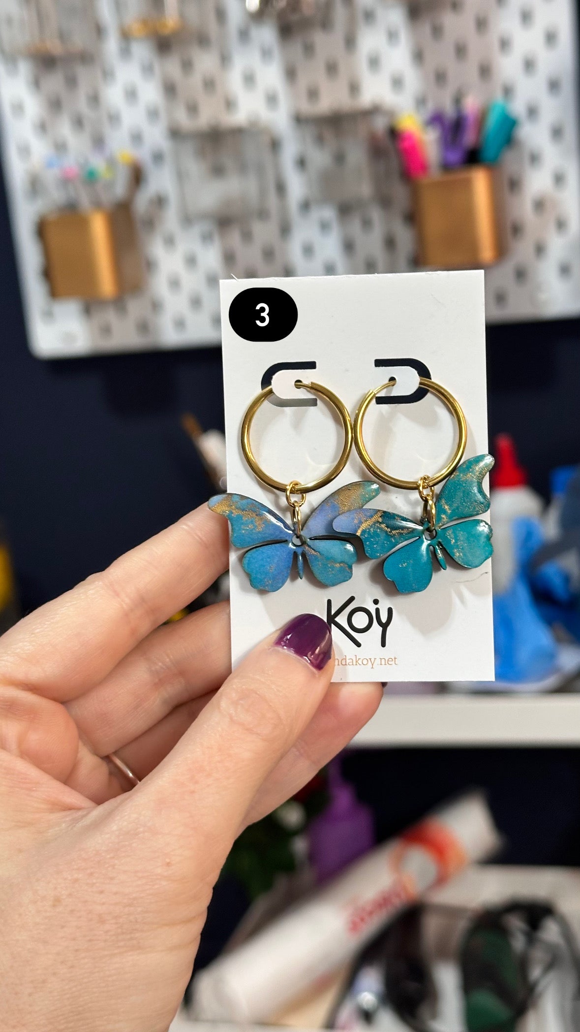 Pendientes "Mariposas "