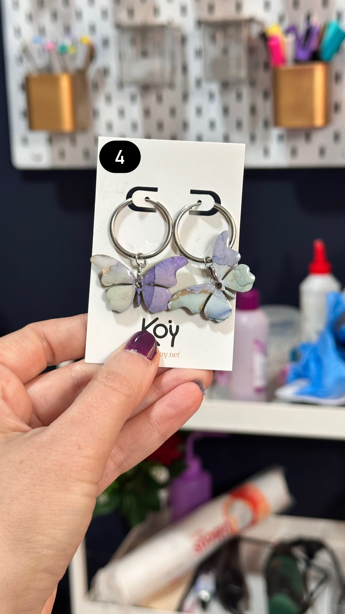 Pendientes "Mariposas "