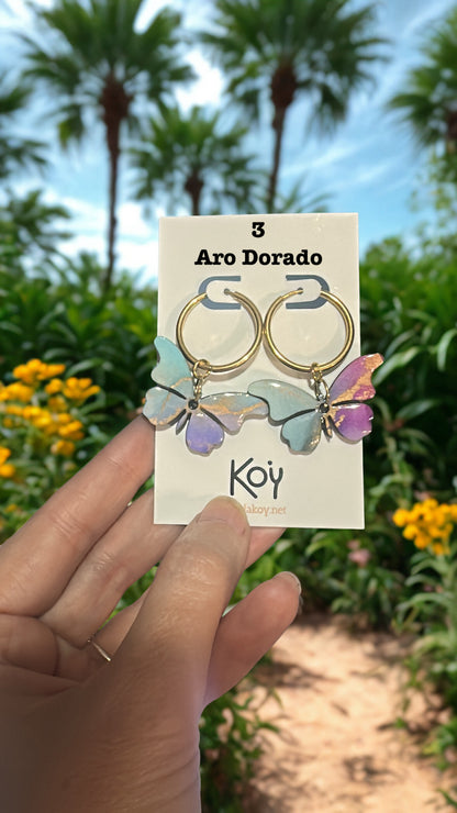 Pendientes "Mariposas "