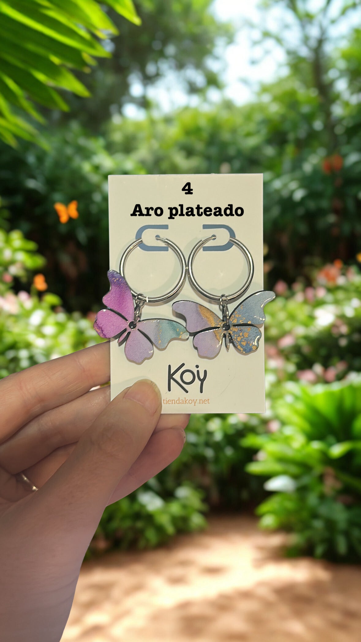 Pendientes "Mariposas "