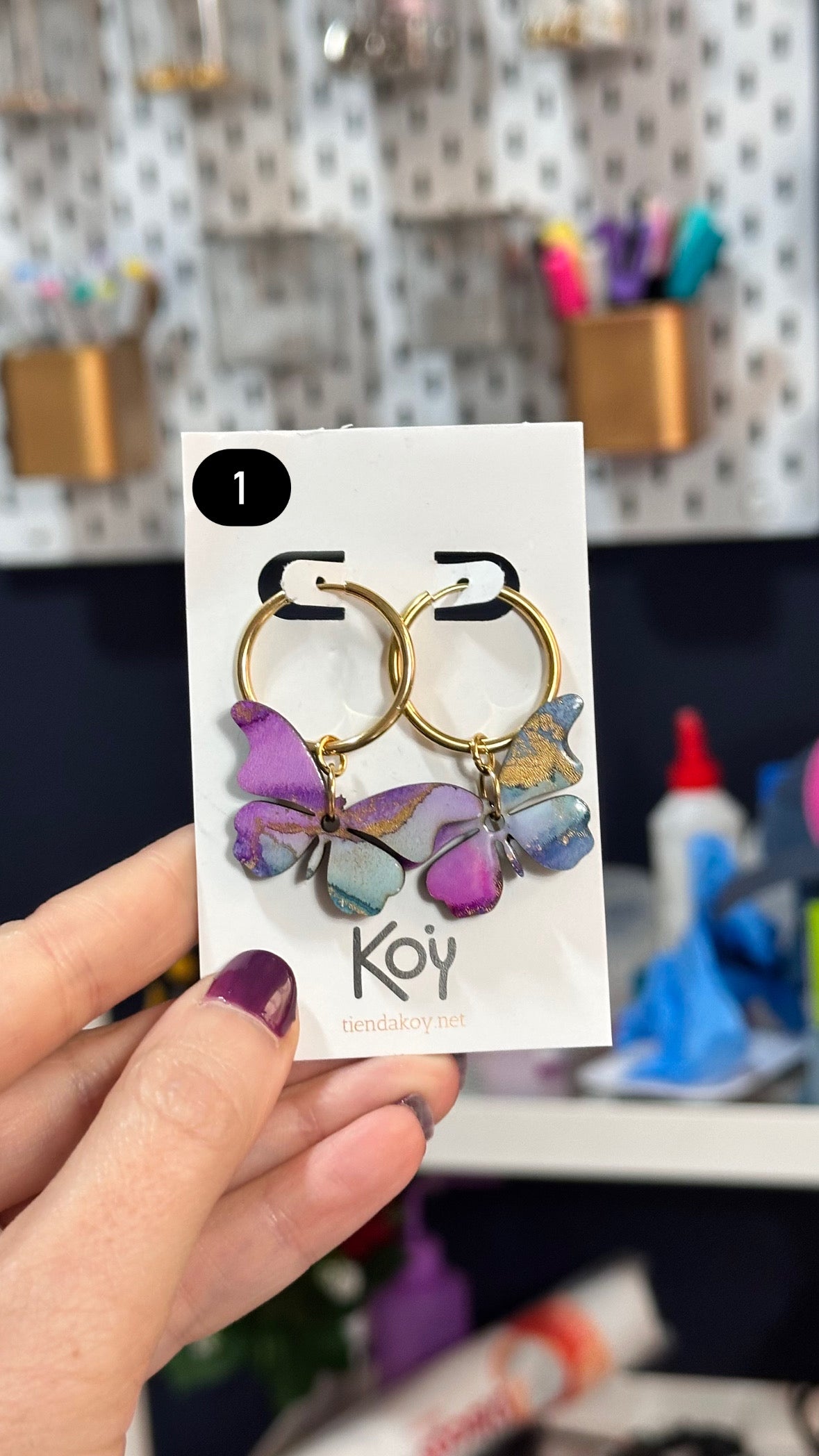 Pendientes "Mariposas "