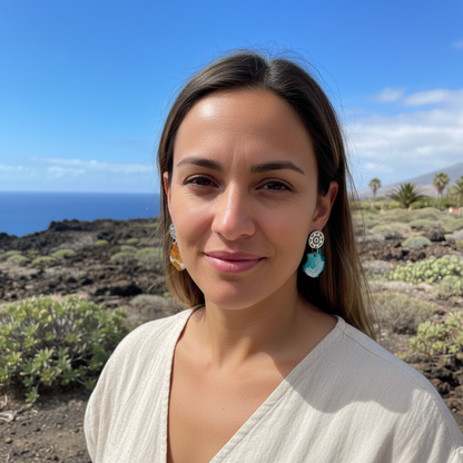 Gran Canaria Olas |Botón Plateado|