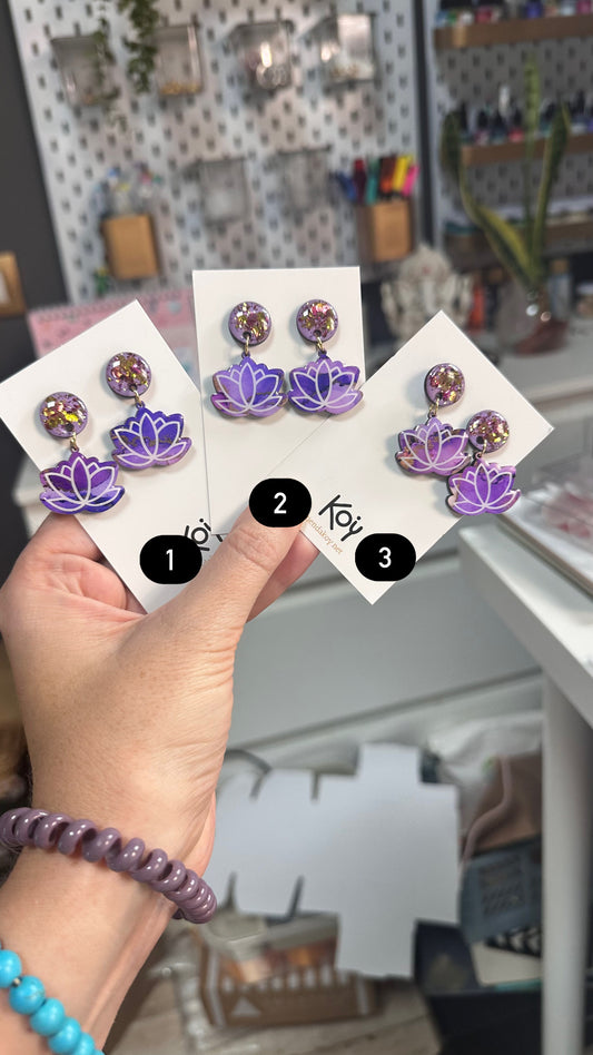 Pendientes "Flor de Loto"