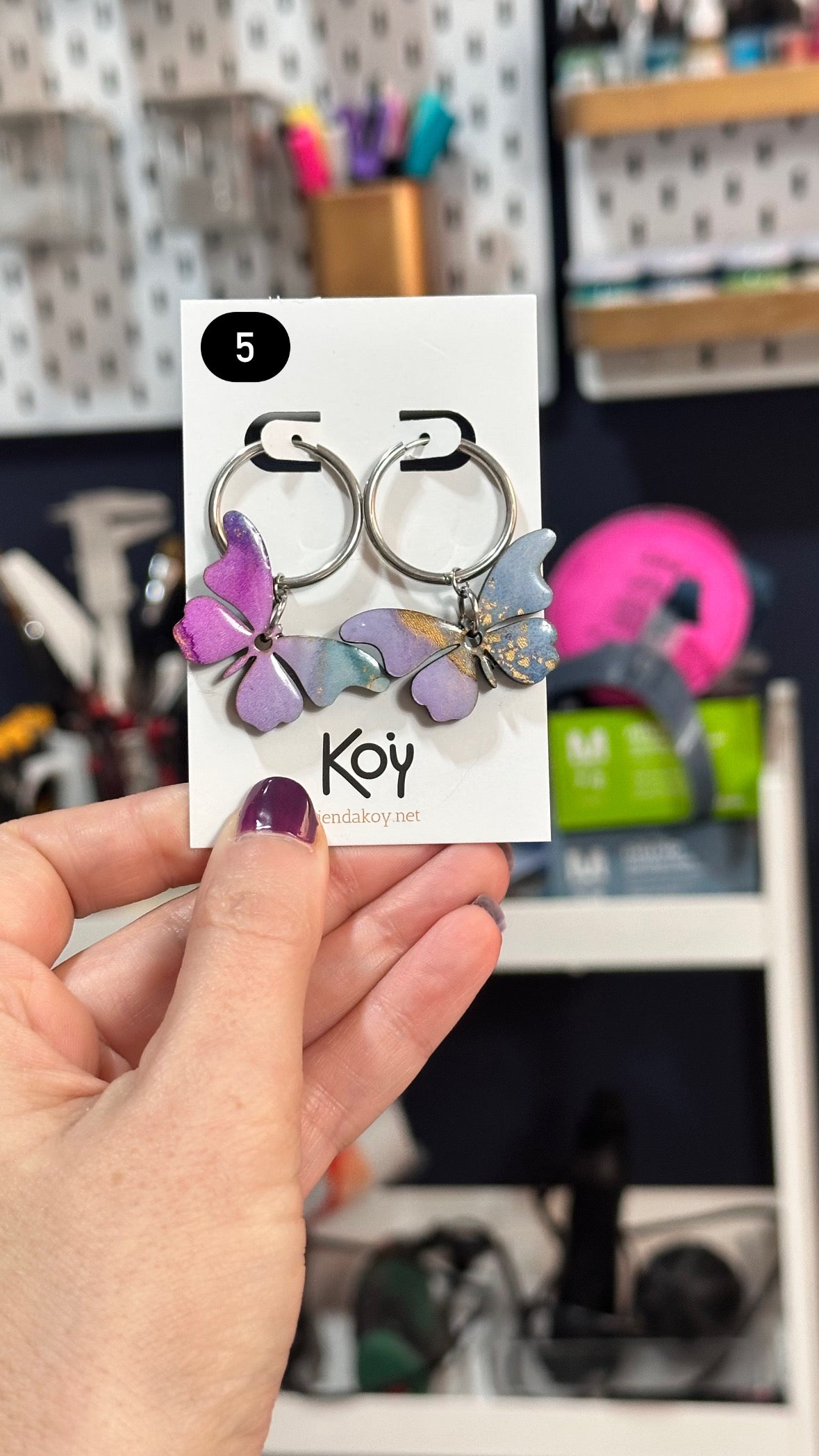 Pendientes "Mariposas "