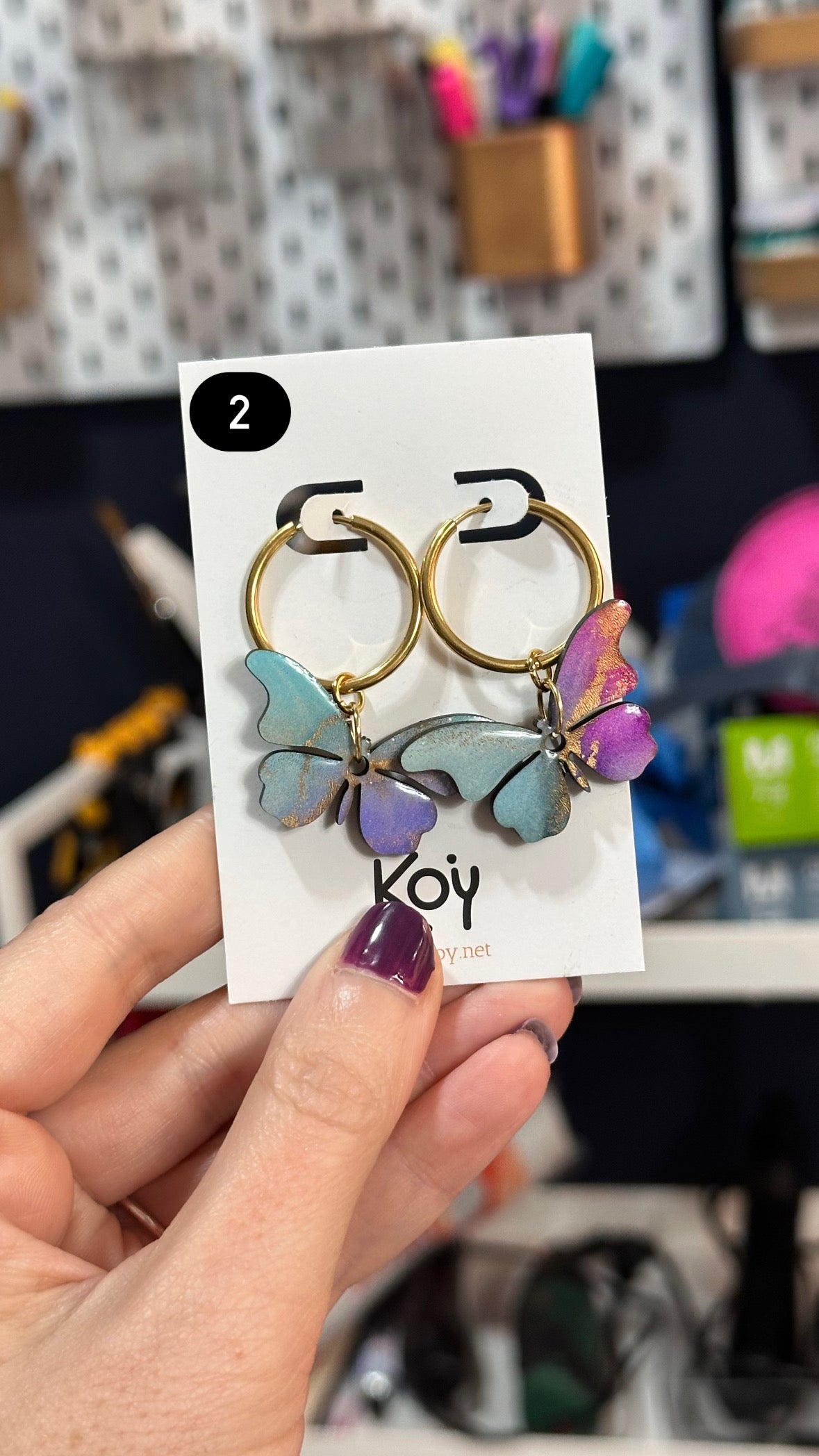 Pendientes "Mariposas "