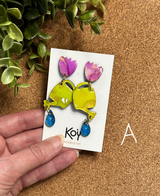Pendientes de Regaderas "Florece"