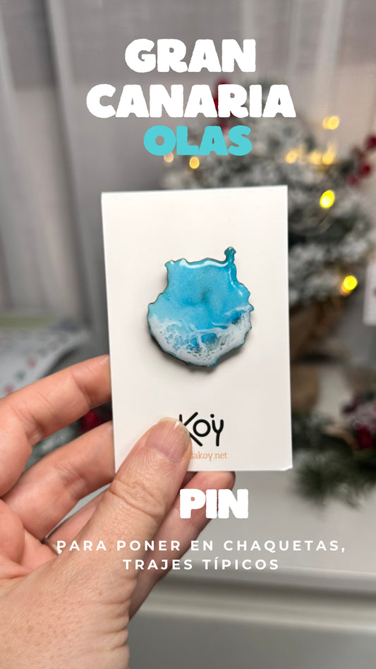 Pin Gran Canaria Olas