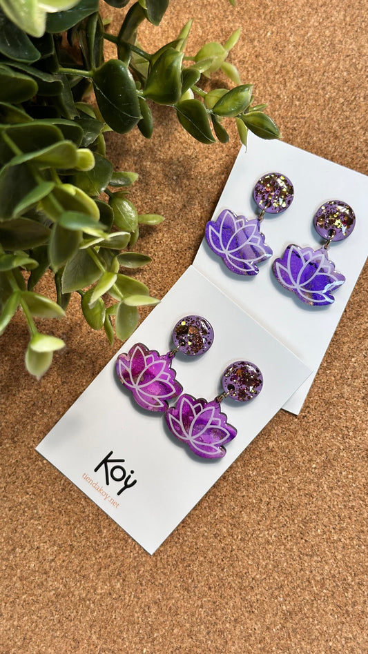 Pendientes "Flor de Loto"