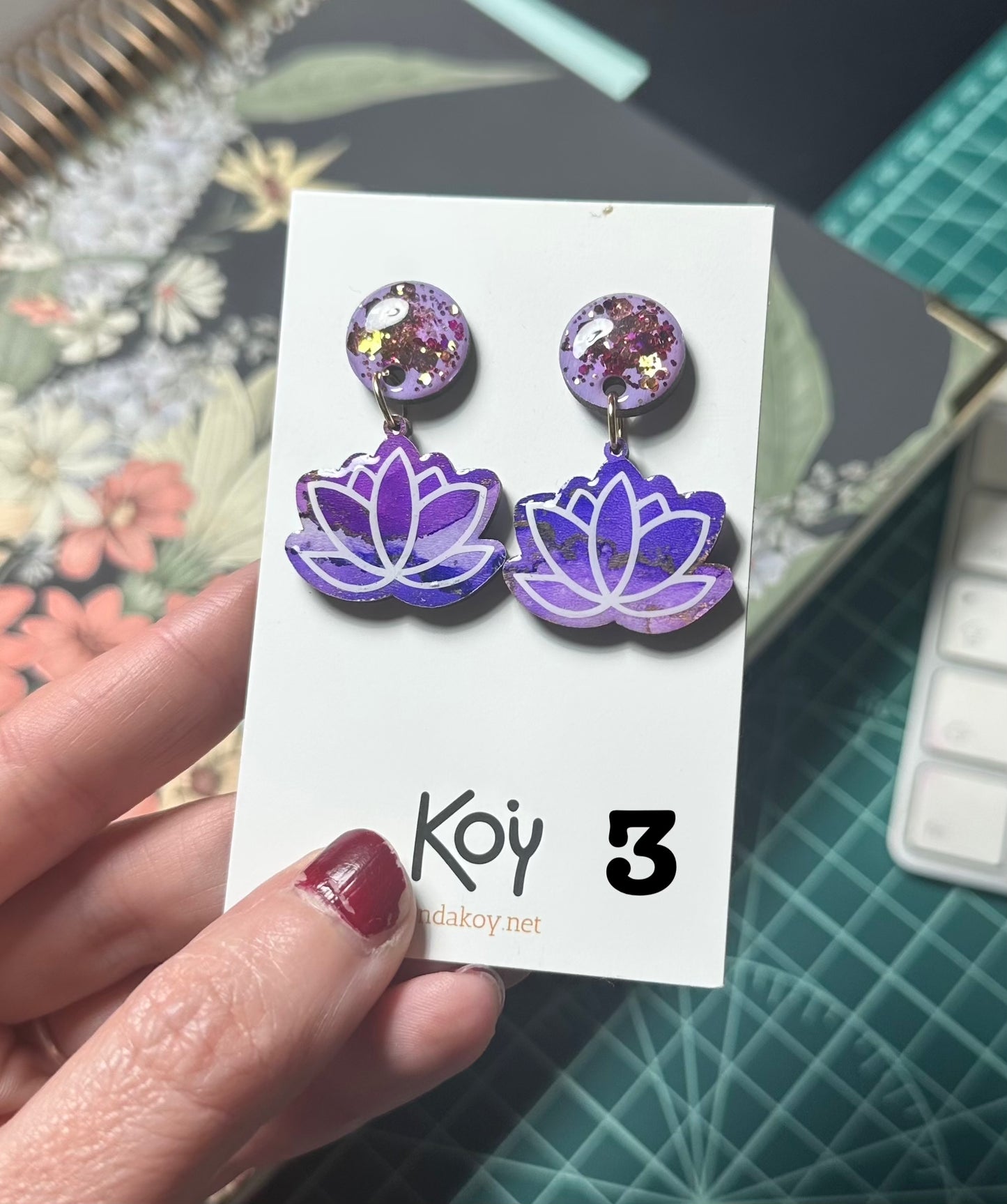 Pendientes "Flor de Loto"