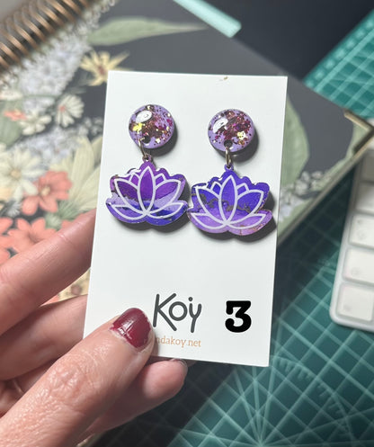 Pendientes "Flor de Loto"