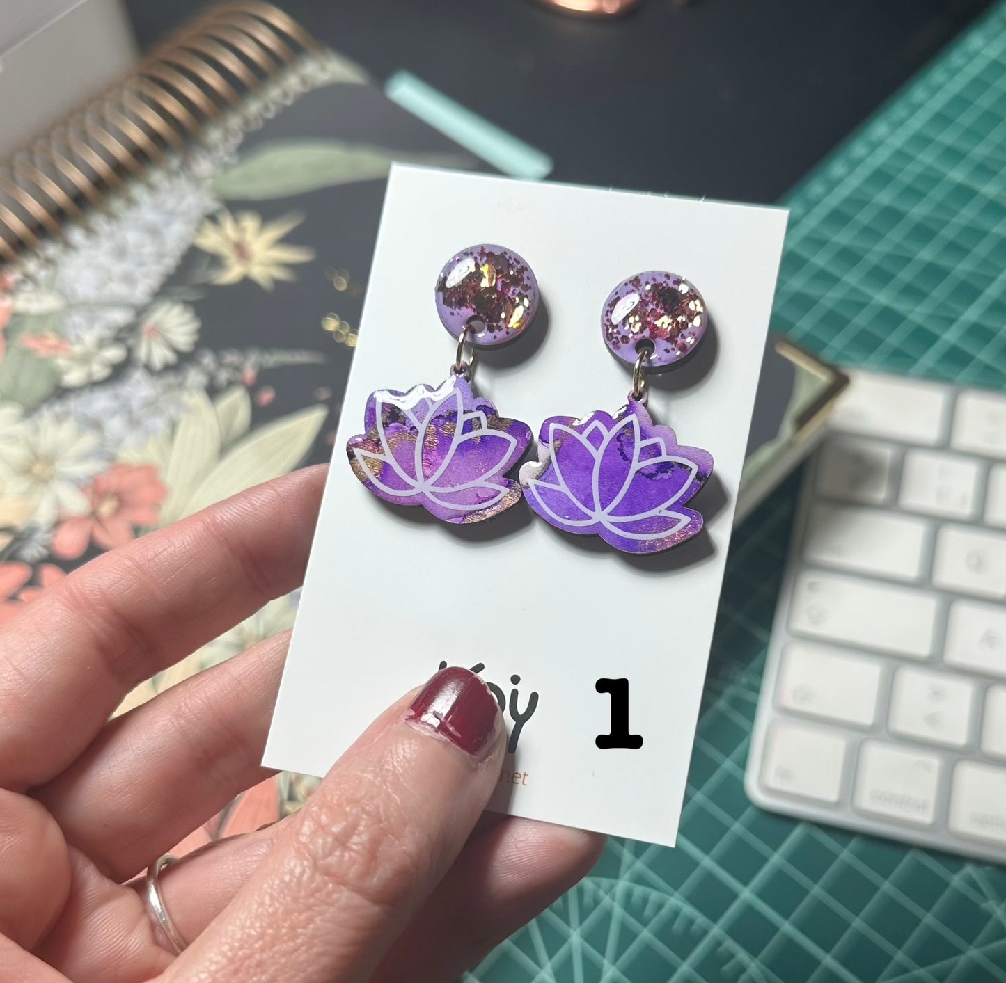 Pendientes "Flor de Loto"